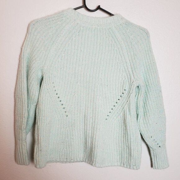 Gap cable Knit Mint cotton blend sweater XS - Picture 4 of 5